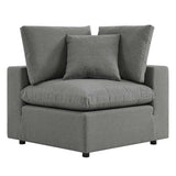 Commix Overstuffed Outdoor Patio Loveseat - BUILDMYPLACE