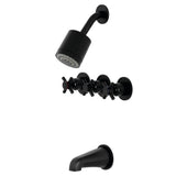 Concord Three Handle Tub And Shower Faucet - BUILDMYPLACE
