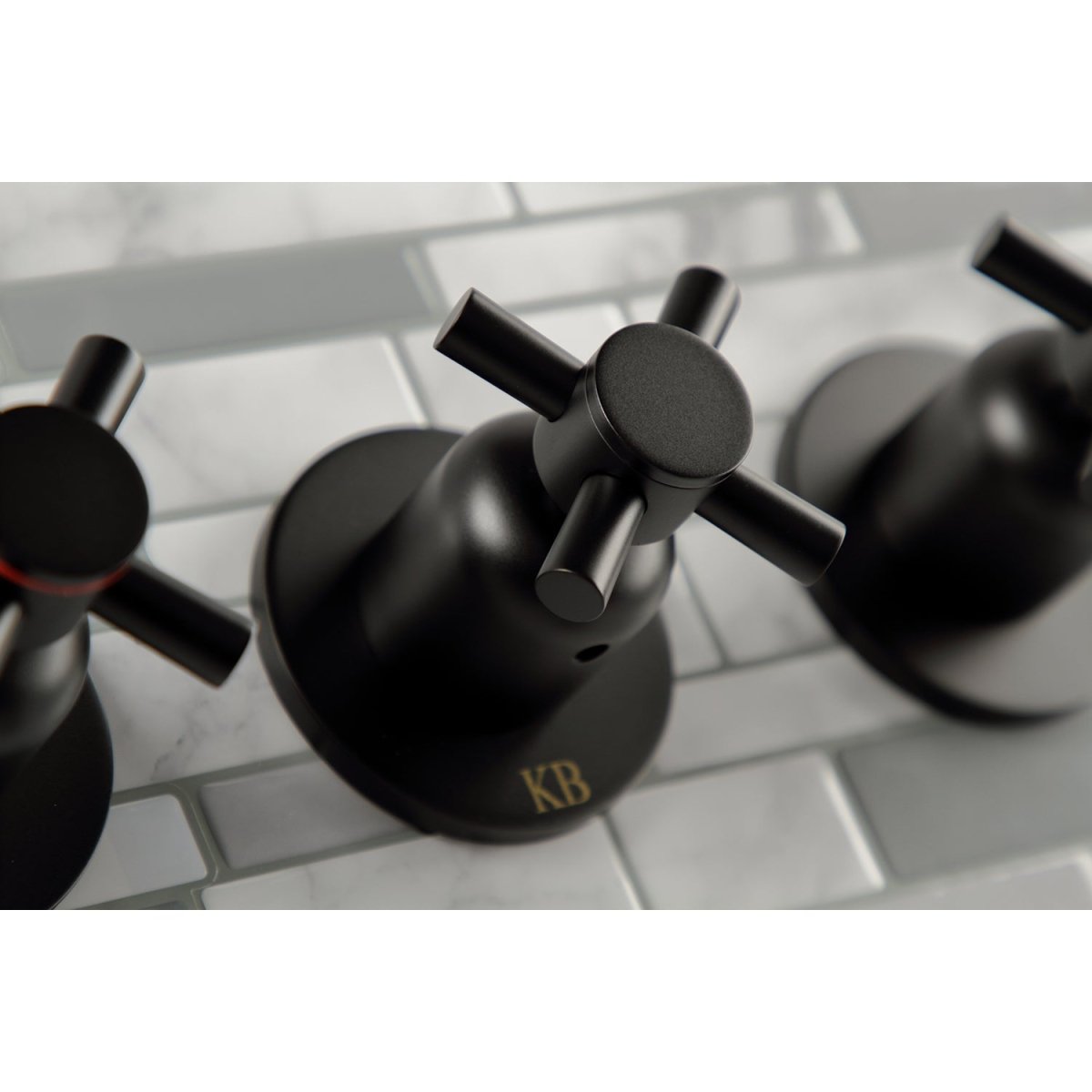 Concord Three Handle Tub And Shower Faucet - BUILDMYPLACE
