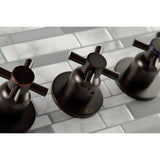Concord Three Handle Tub And Shower Faucet - BUILDMYPLACE