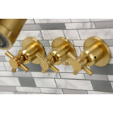 Concord Three Handle Tub And Shower Faucet - BUILDMYPLACE