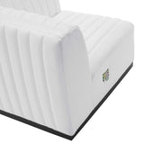 Conjure Channel Tufted Upholstered Fabric Right - Arm Chair - BUILDMYPLACE