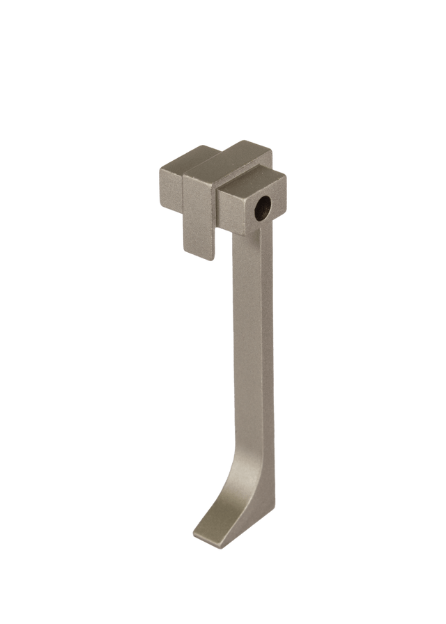 CONSTRUCT Connector For Aluminium skirting 2 - 3/8 in. Nickel Anodized LED Edge Trim 2pc. - BUILDMYPLACE