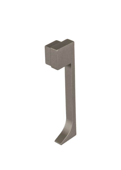 CONSTRUCT Endcap Right For Aluminium skirting Nickel Anodized LED Trim 2pc. - BUILDMYPLACE