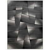 Contempo 41 Area Rugs Grey Rectangle 5 - X - 7 - BUILDMYPLACE