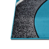 Contempo - 42 Area Rugs Runner Turquoise 8 - X - 11 - BUILDMYPLACE