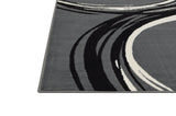 Contempo - 44 Area Rugs Rectangle Gray 5 - X - 7 - BUILDMYPLACE