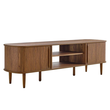 Contour 63" Wood TV Stand - BUILDMYPLACE