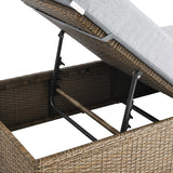 Convene Outdoor Patio Chaise Lounge Chair - BUILDMYPLACE