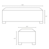 Convene Outdoor Patio Coffee Table - BUILDMYPLACE