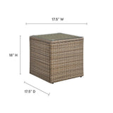 Convene Outdoor Patio Side Table - BUILDMYPLACE