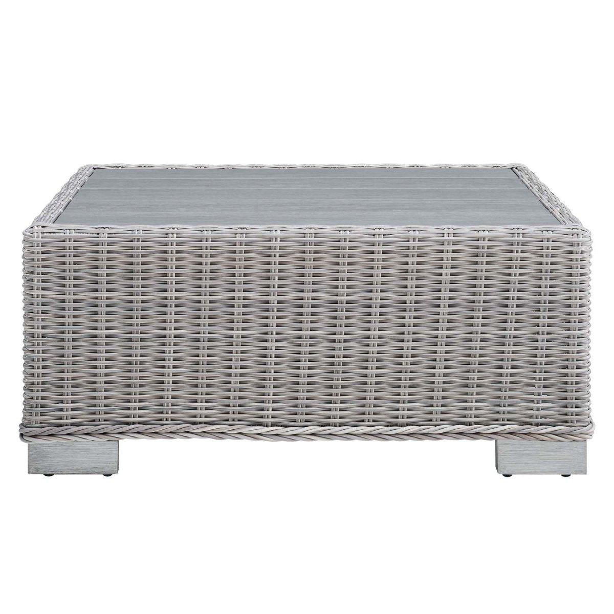 Conway 32" Outdoor Patio Wicker Rattan Coffee Table - BUILDMYPLACE