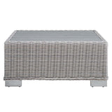 Conway 32" Outdoor Patio Wicker Rattan Coffee Table - BUILDMYPLACE
