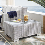 Conway 32" Outdoor Patio Wicker Rattan Coffee Table - BUILDMYPLACE