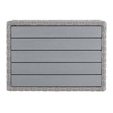 Conway 45" Outdoor Patio Wicker Rattan Coffee Table - BUILDMYPLACE