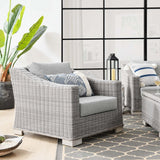 Conway Outdoor Patio Wicker Rattan Armchair - BUILDMYPLACE
