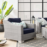 Conway Outdoor Patio Wicker Rattan Armchair - BUILDMYPLACE