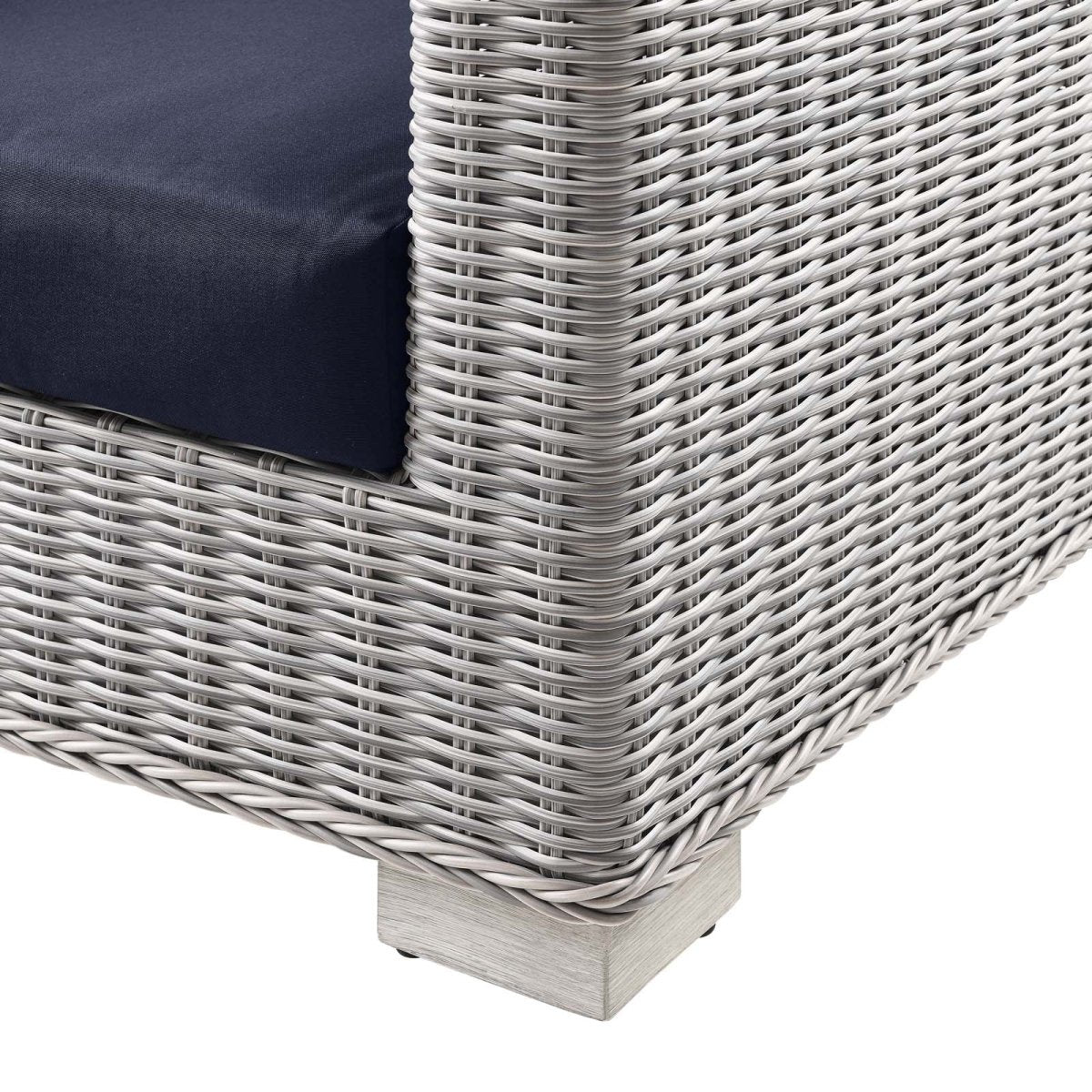 Conway Outdoor Patio Wicker Rattan Sofa - BUILDMYPLACE