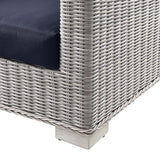 Conway Outdoor Patio Wicker Rattan Sofa - BUILDMYPLACE