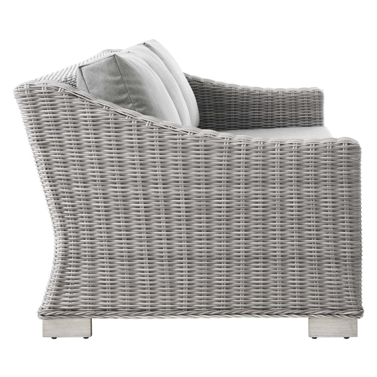 Conway Outdoor Patio Wicker Rattan Sofa - BUILDMYPLACE