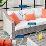 Conway Outdoor Patio Wicker Rattan Sofa - BUILDMYPLACE