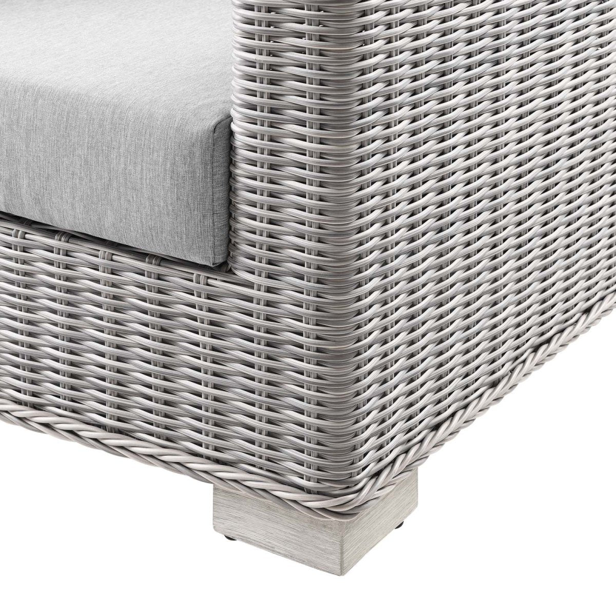 Conway Outdoor Patio Wicker Rattan Sofa - BUILDMYPLACE