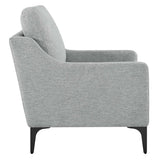 Corland Upholstered Fabric Armchair - BUILDMYPLACE