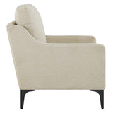 Corland Upholstered Fabric Armchair - BUILDMYPLACE