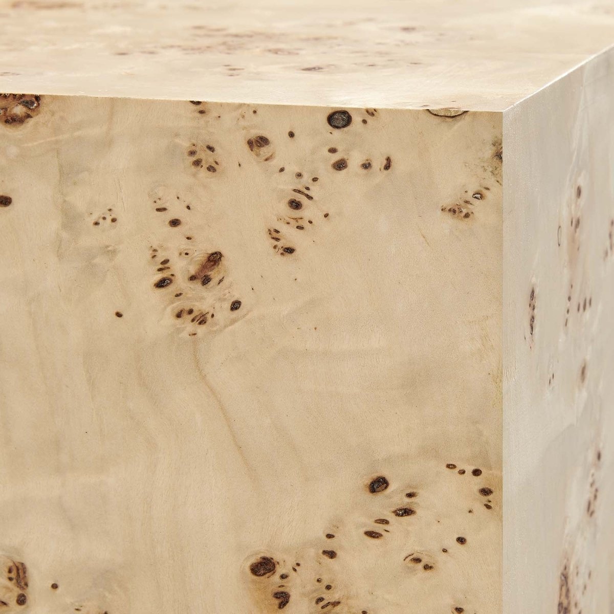 Cosmos 36" Square Burl Wood Coffee Table - BUILDMYPLACE