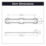Coventry Collection - Belwith Keeler - Backplate, 160mm C/C | B077999 - BUILDMYPLACE
