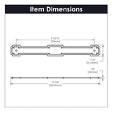 Coventry Collection - Belwith Keeler - Backplate, 224mm C/C | B079454 - BUILDMYPLACE