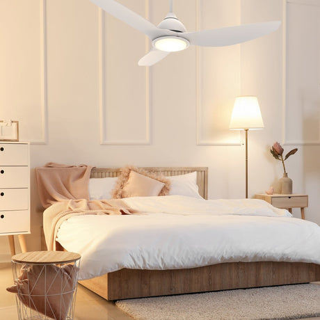 CRANSTON 52 inch 3 - Blade Smart Ceiling Fan with LED Light & Remote - LEDMyPlace
