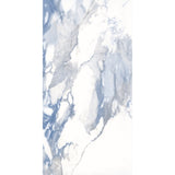 CRASH BLUE 24 in. x 48 in. x 8.5 mm Polished Marble Look Tile - Porcelain Floor and Wall Tile (15.50 Sqft/Box) - BUILDMYPLACE