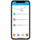 Cresta 52'' Best Smart Ceiling Fan With Remote, Light Kit Included, Works with Google Assistant and Amazon Alexa,Siri Shortcut - LEDMyPlace