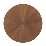 Crossroads 24" Round Wood Side Table - BUILDMYPLACE