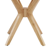 Crossroads 24" Round Wood Side Table - BUILDMYPLACE