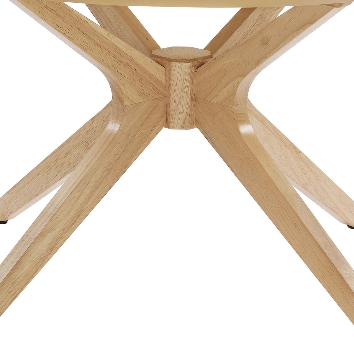 Crossroads Round Wood Coffee Table - BUILDMYPLACE