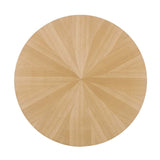 Crossroads Round Wood Coffee Table - BUILDMYPLACE