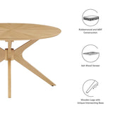 Crossroads Round Wood Coffee Table - BUILDMYPLACE
