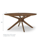 Crossroads Wood Dining Table - BUILDMYPLACE