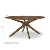 Crossroads Wood Dining Table - BUILDMYPLACE