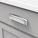 Cup Pull 3 Inch, 3 - 3/4 Inch (96mm) & 5 - 1/16 Inch (128mm) Center to Center - Hickory Hardware - Bridges Collection - BUILDMYPLACE