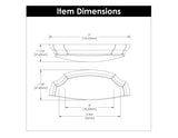 Cup Pull 3 Inch & 3 - 3/4 Inch (96mm) Center to Center - Hickory Hardware - Veranda Collection - BUILDMYPLACE