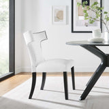Curve Fabric Dining Chair - BUILDMYPLACE