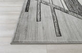 Davincii - 411 Area Rugs Rectangle Gray 5 - X - 7 - BUILDMYPLACE