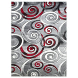 Davincii - 414 Area Rugs Rectangle Red 5 - X - 7 - BUILDMYPLACE