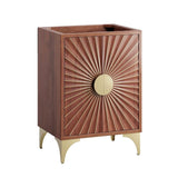 Daylight Freestanding Bathroom Vanity Cabinet in Walnut (Sink not Included) - BUILDMYPLACE