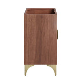 Daylight Freestanding Bathroom Vanity Cabinet in Walnut (Sink not Included) - BUILDMYPLACE