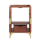 Daylight Freestanding Bathroom Vanity Cabinet in Walnut (Sink not Included) - BUILDMYPLACE