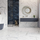 Decovita Calacatta Aqua 24x48 Polished porcelain - 15.49 sf per case - BUILDMYPLACE